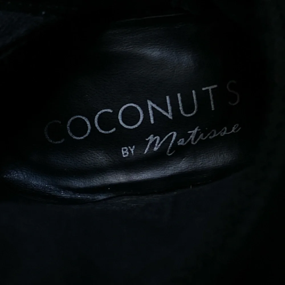 Coconuts by Matisse Black Suede Over the Knee Boots Size 7.5 Calf 15” Height 23”